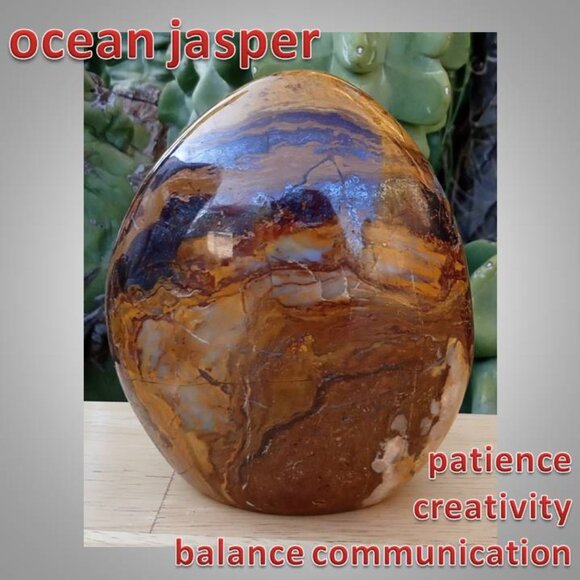Ocean Jasper free form 01 HARMONY balance COMMUNICATION